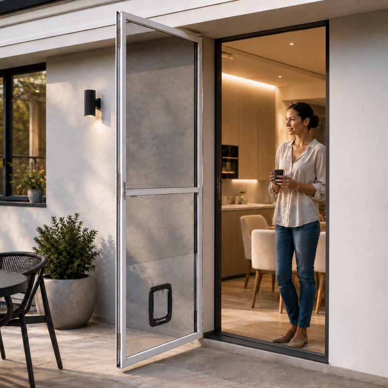 Door Mosquito Nets and Systems